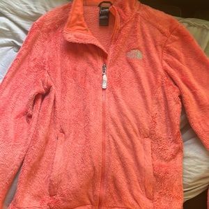 Women’s north face osito jacket size medium orange neon